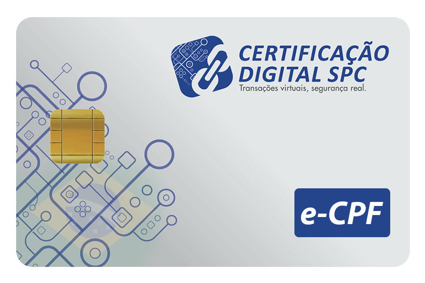 Foto do produto e-CPF A3 Cartão (2 anos)